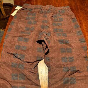 Anthropologie Deep Plum Joggers